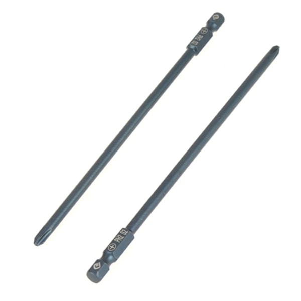 10 stk. S2 Stål Krydskærv PH2 Skruetrækker Bits Sæt 1/4 tomme Hex Skaft 150mm Værktøj