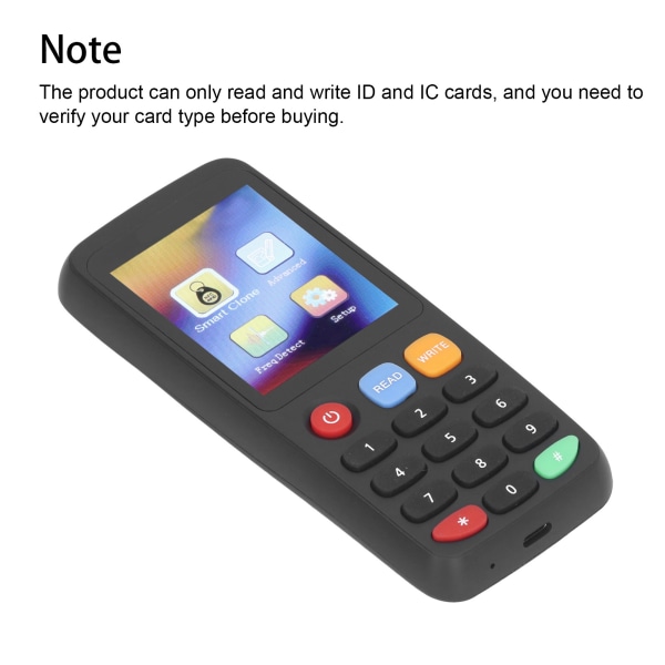NFC-kortkopiator Skrivare ID IC Hiss Kortläsare Duplikator för åtkomstkontrollsystem Inbyggt batteri 5 UID-spännen 5 UID-kort