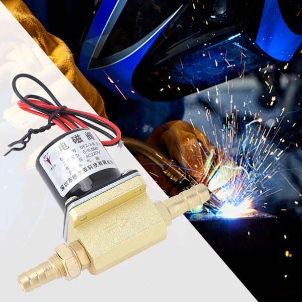 Hitsauskoneen solenoidiventtiili 0~0.8mpa vedelle, kaasulle, argonille, CO2:lle G1/8''(AC220V)