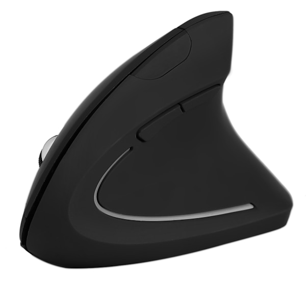 2,4 GHz Optisk 1600 DPI Trådlös Ergonomisk Vertikal Spelmus Ingen fördröjning för PC Bärbar dator Svart