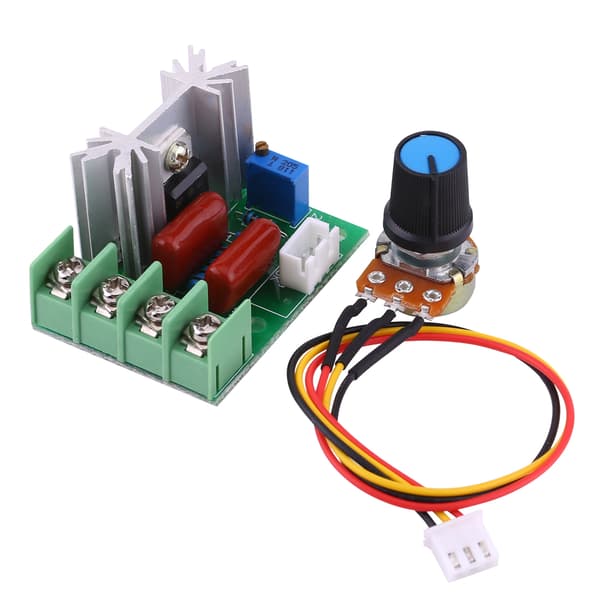 AC 50-2000W SCR Elektrisk Spenningsregulator Temperatur/Motorhastighetskontroller Lysdimmer