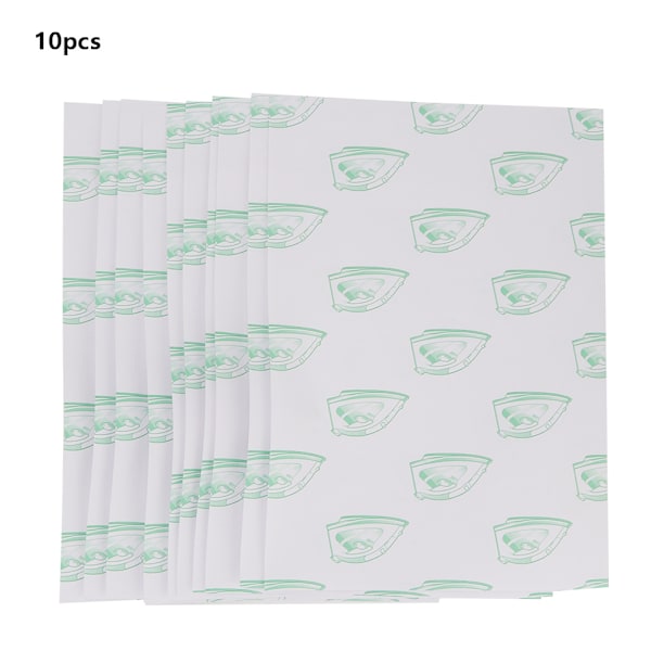 10 st T-shirt Tryckpapper för Ljusa Färger TL-150M Termiska Överföringar Hålpapper