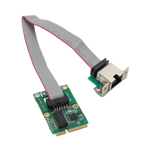 Mini PCIe Nätverksstyrkort 10 100 1000Mbps Själv Anpassning Stabil RJ45 LAN NIC-kort för stationär dator