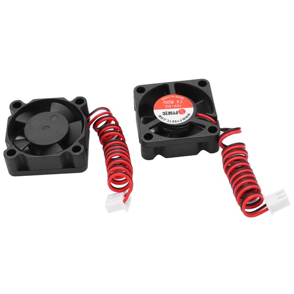 2 stk. 3D-printerblæser, støjsvag køleblæser, egnet til Ender-3 reservedel 30x30x10mm DC12V