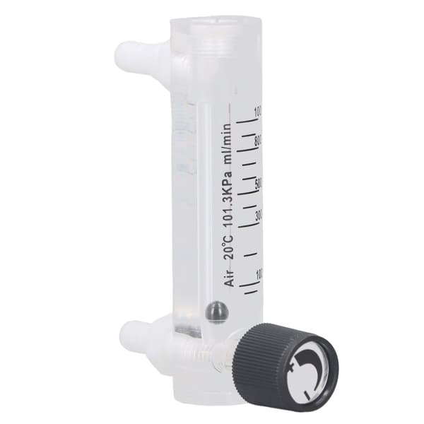 Gassmengdemåler Tester Luft Justerbar Panel Målekontroll Flowmåler 10‑1000ml/min