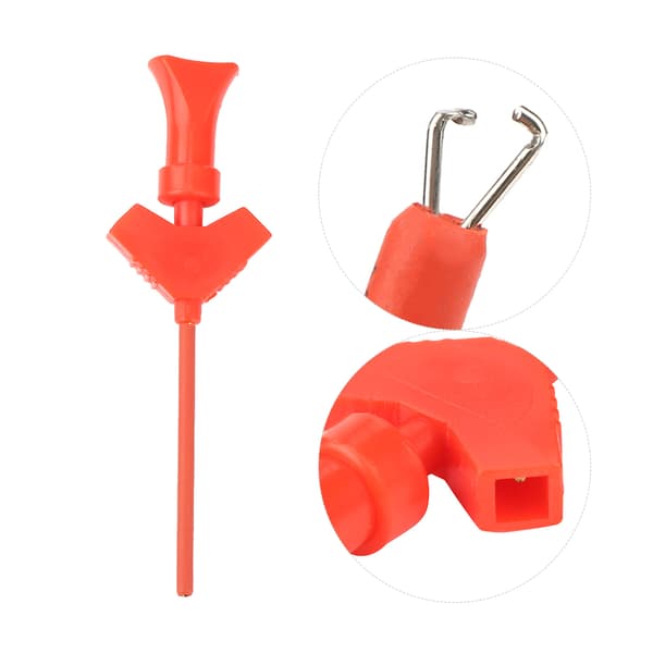 P5003 10 stk. Mini Grabber Test Probe Krog til SMD IC Test Clips Jumper Logik Analyse Tilbehør