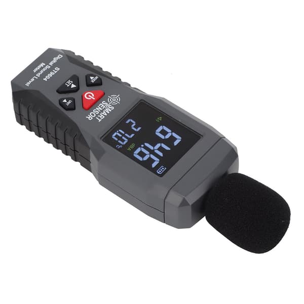 SMART SENSOR Lydniveau Måler Logger 30‑130dB Støjmåling Digitalt Lydniveau Meter