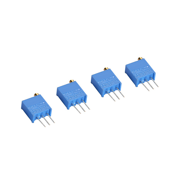 50 stk. 3296W 100/200/500/1k/2k/5k/10k/20k/100k/500k Ohm Justerbar Trimmer Modstand