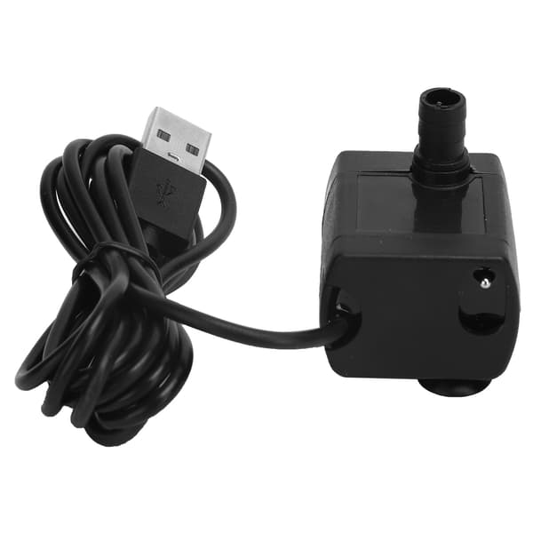 Husdjursvattendispenser Pump USB-driven Kattdricksfontän Liten Pump för Akvarium