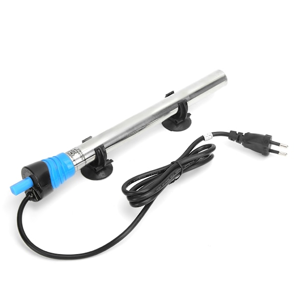 Varmelegeme i rustfrit stål med sugekop til akvariefisketank automatisk konstant temperatur EU 220-240V 50W