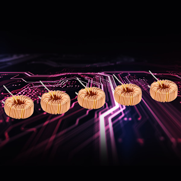 20 kpl Toroidi Induktori Lanka Korkealaatuinen Kuparikäämi PCB-piirilevylle 100UH 0,6 mm