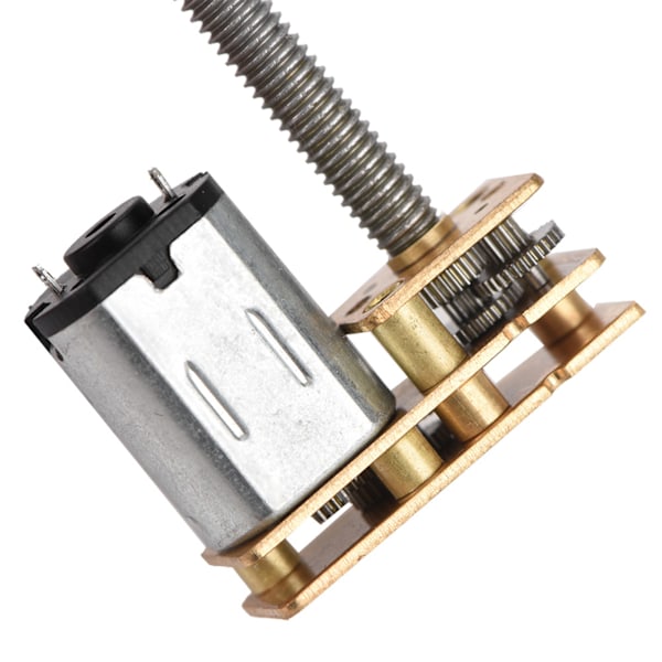 1024GA20 DC 6V/12V Kierre N20 Vaihdemoottori M4 x 55mm Akseli (6V 1000RPM)