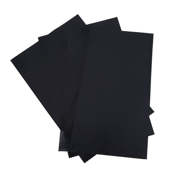 3 stk PVC Reparationslapper Kit til Oppustelig Flot, Båd, Kajak (Sort)