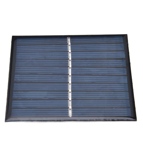 2 stk. Mini solpanel Bærbart indkapslet celle Epoxy Fleksibel DIY brug 0,7W 5V 0‑140mA