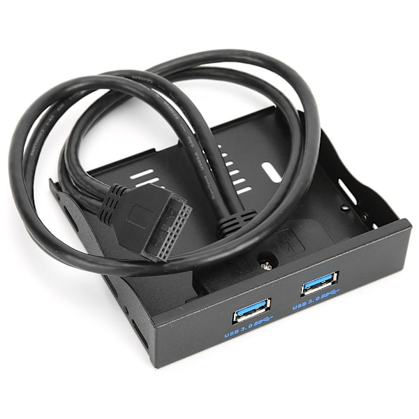 USB3.0 Diskettedrev Frontpanel 3.5'' Diskettedrev Bay 19 Pin til 2 Interface USB3.0 HUB