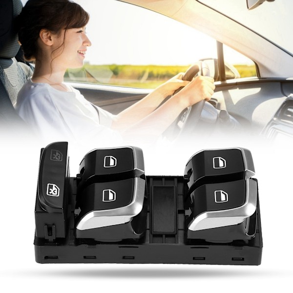Fönsterhissbrytare, 8KD 959 851A/8K0 959 851F Bilfönsterbrytare för Audi