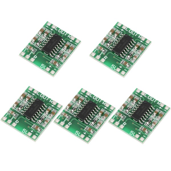 5 st Super Små 3W+3W Typ D PAM8403 Digital Ljudförstärkare Effektmodul 2.5V-5.5V