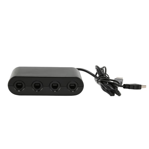 GC Controller Adapter 4 Porte 3 i 1 Spilcontroller Adapter med Turobo Funktion til Switch til Wii U PC