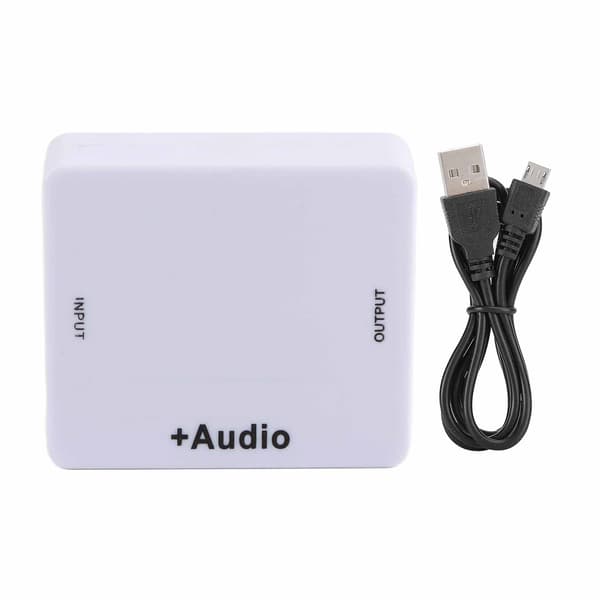 ABS Multifunksjon HDMI TIL HDMI Lyd Splitter Dekoder Konverter for TV Lydsystem Hvit