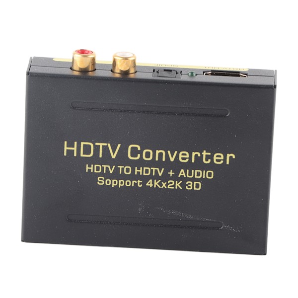 Audio Extractor HD Multimedia Interface till AUDIO+SPDIF+R/L Ljudsignalomvandlare 100240V(EU )