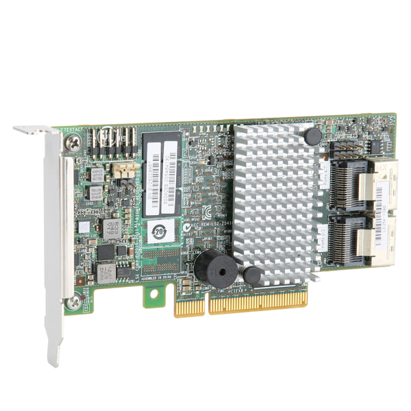 LSI 9267-8i 2208 6Gb/s 512MB PCI E 2.0 8-porttinen SATA SAS RAID0/1/10 -ohjainkortti, matala takalevy