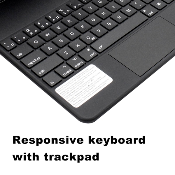Magic Keyboard Multifunktionell Trackpad Bakgrundsbelyst Trådlös BT-anslutning Lång Batteritid Fullständigt Skydd Lämplig för 12,9 tums Tangentbord