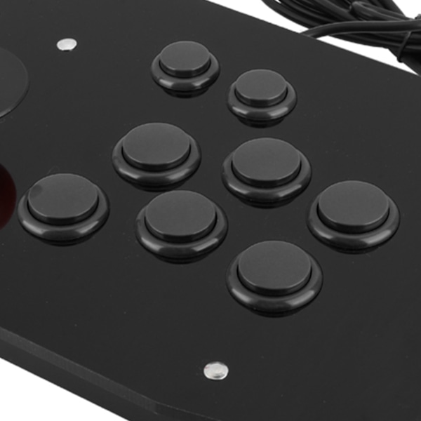 Arcade Rocker Speljoystick 8-knapps Spelhandtag Kontroller (Svart)
