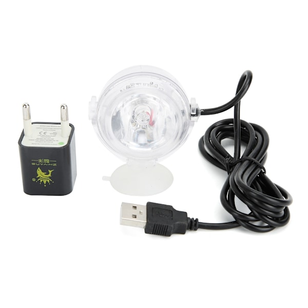 LED Akvarium Undervandsspot Fish Tank Undervands Amfibisk Belysningslampe EU Stik 100-240V (Spot Light Blå)
