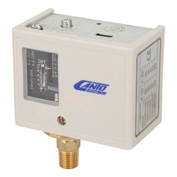 PT1/4\" (för Ryssland) Elektronisk 24V~380V Tryckkontrollbrytare för Luft Vattenpump Kompressor