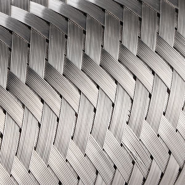 Rustfrit stål udstødning fleksibelt rør Flexi samling reparationsrør biltilbehør 55x200mm