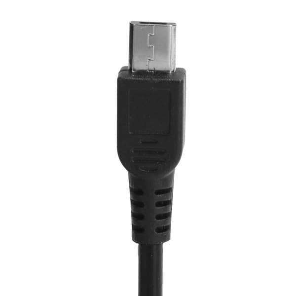 Strømforsyning til Raspberry Pi 5V 3A med integreret Micro USB-adapter med kontaktknap 100‑240V EU-stik