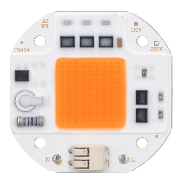 Højeffekts LED Chip Plantelys 380‑800NM COB Lampeperler Drive Free til DIY Hydroponisk Dyrkningslys 220V100W