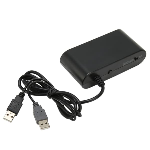 GC Controller Adapter 4 Porte 3 i 1 Spilcontroller Adapter med Turobo Funktion til Switch til Wii U PC