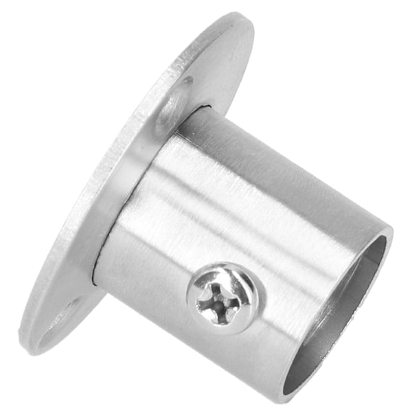 10 Sæt Flanged Holder Base Fortykket Rustfrit Stål Garderobestang Rør Beslag Hardware Φ19