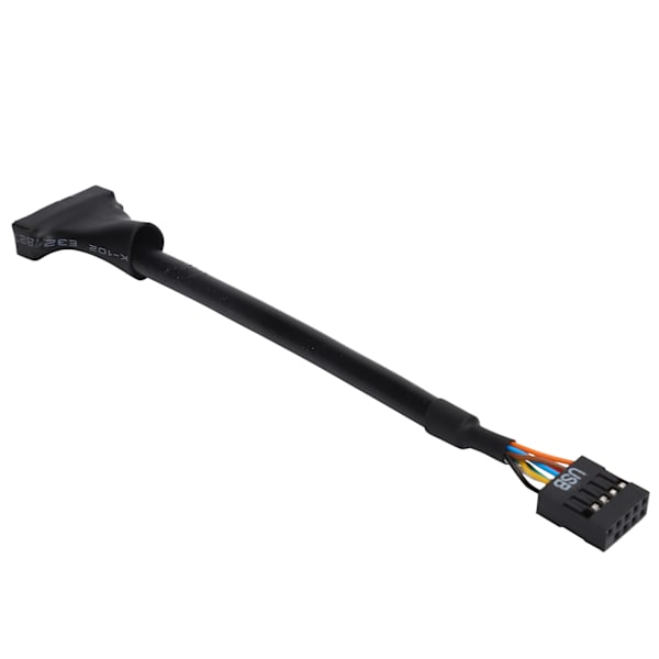 Kannettava USB 3.0 20-nastainen uros USB 2.0 9-nastainen naaras emolevyn sovitinkaapeli
