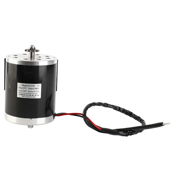 500W DC 24V Elektrisk Børstemotor med Brakett for Elektrisk Sparkesykkel Elektrisk Sykkel Gokart