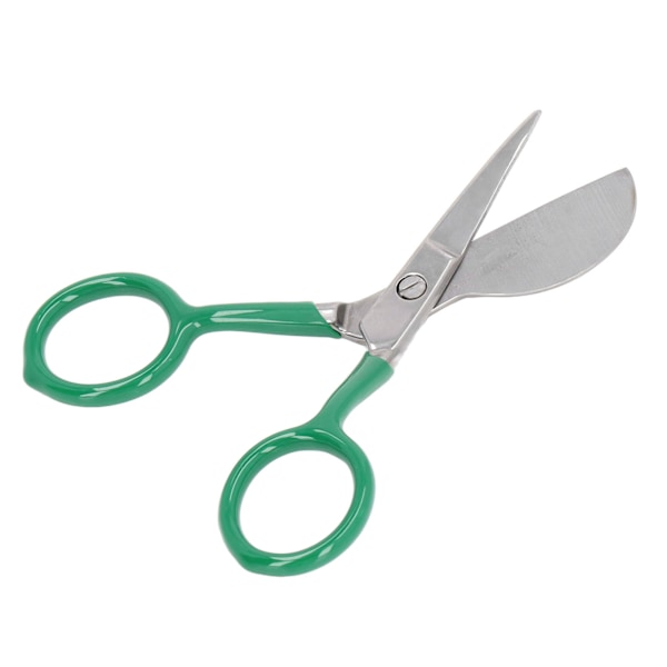 Tuftningsmatt Sax Mini Portabel Rostfritt Stål Anknäbb Hårboll Trimmer Sax Mattkniv Verktyg Grön