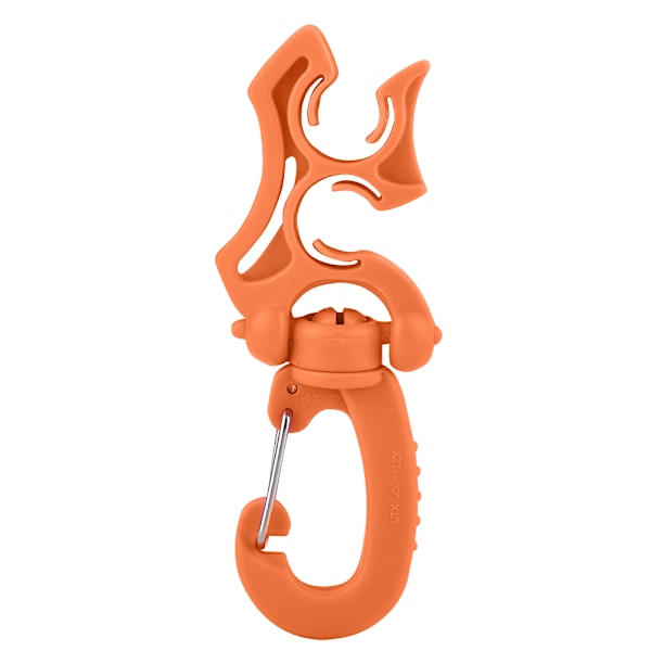 Dykking Dobbel BCD Slangeholder Klips Regulator Feste Spenne Krok for Snorkling (Oransje)