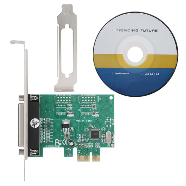 Parallelport DB25 LPT Printer til PCI-E Express Kort Konverter Adapter