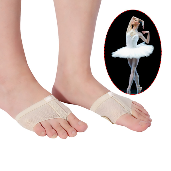 Lyrical Belly Foot Thongs Tanssijalkineet Tanssitossut Puolipohja Fitness-tarvikkeet (Ihonväri/M)