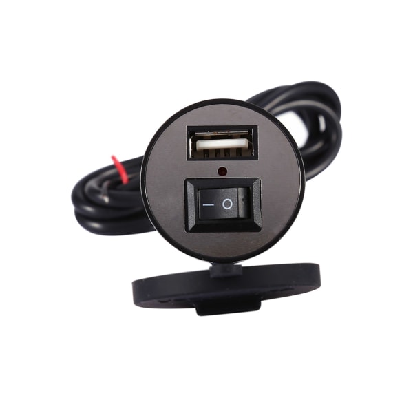 USB Motorcykel Mobiltelefon Power Laddare Vattentät Portuttag 12V