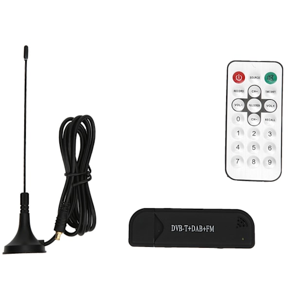 RTL2832U USB DVB‑T FM SDR Dongle Digital TV Tuner Stick Modtager
