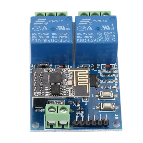 5V ESP8266 Dubbelkanal WiFi Relämodul IOT Smart Hem Telefon APP Fjärrkontroll