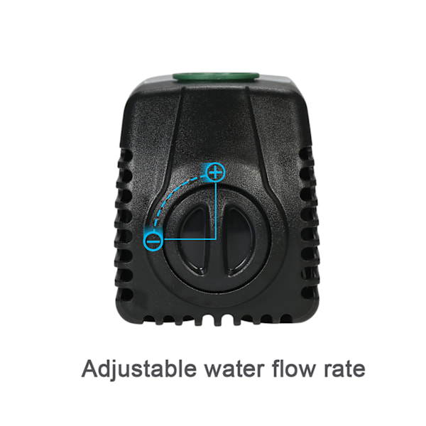 1500L/H 25W Undervandspumpe til Akvarium Bordpladefontæner Dam Vandhaver og Hydroponiske Systemer med 2 Dyser AC220-240V