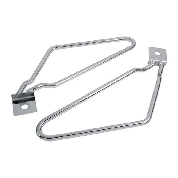 2x Motorcykel Sidoväskor Fästen Stöd Silver för XL883/1200 HD1450/1584
