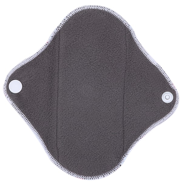 Menstruasjonsbind Gjenbrukbart Vanntett Bambuskullfiber Stoff Vaskbart Damebind (H6&#8209;H10 )