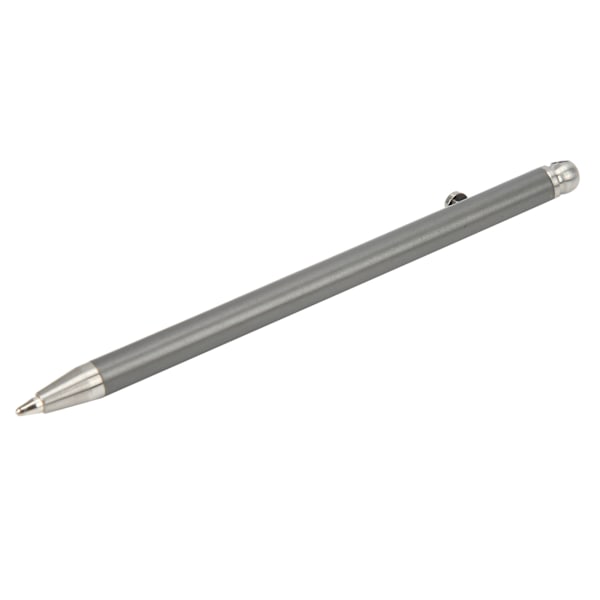 Mini Kuglepen Ren Titanium EDC Bærbar Nøglering Kuglepen Signatur Kuglepen Skriveinstrument Grå