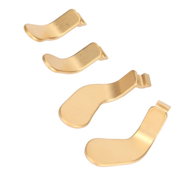 4 STK Controller Paddles Rustfrit Stål Udskiftning Controller Dele til Xbox One Elite Controller Serie 2 Model 1797 Guld