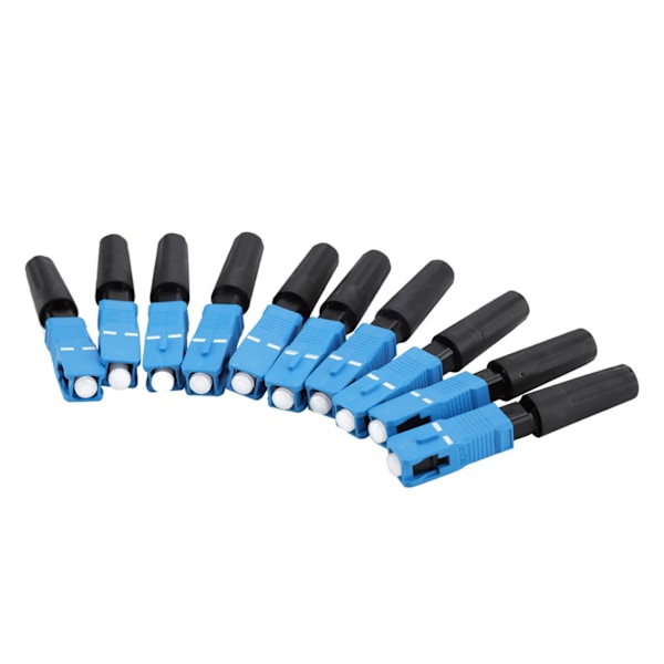 100 stk. Innfelt SC Optisk Fiber Hurtigkobling Adapter for FTTH
