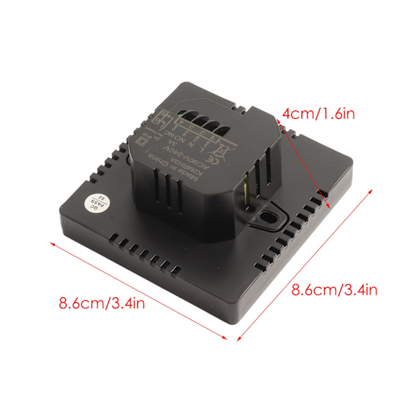 Smart Termostat Temperaturregulator för Vattenburen Värme LCD-Display Pekskärm Veckovis Programmerbara Termostater för Hemmakontor Skola Hotell